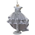 thumbnail image 4 of WOLLED 3-12 Years Girls Trailing Princess Dresses for Kids Baby Embroidery Bridesmaid Dress Toddler Birthday Party Gown, 4 of 9