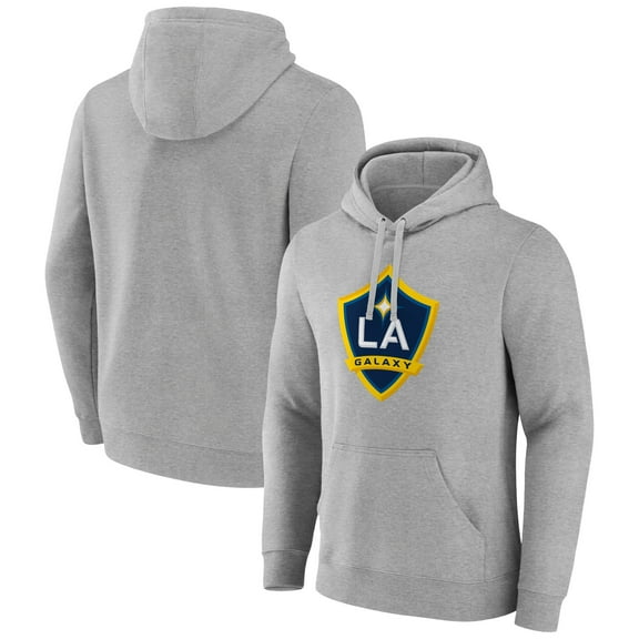 Men's Gray LA Galaxy Official Logo Pullover Hoodie