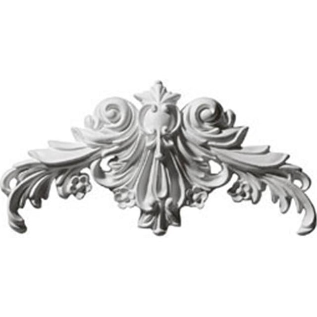 Ekena Millwork ONL10X05X01GL 10.62 In. W X 5.25 In. H X .87 In. P Architectural accent - Gladstone Center Onlay