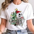 thumbnail image 2 of Sorta Merry Christmas Skeleton, Sarcastic Holiday Tee, 2 of 8