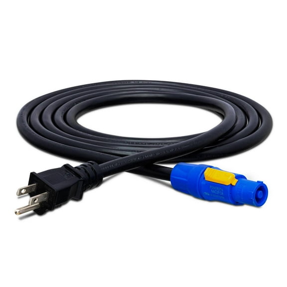 Neutrik powerCON to NEMA 5-15P Power Cord, 10 ft