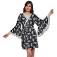 thumbnail image 1 of Moomaya Robe Imprimée pour Femmes Robe d'Été Courte en Coton, 1 of 6