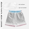 thumbnail image 3 of FORMRS Boys Swim Trunks Quick Dry Mesh Liner Boardshorts Sizes XS-XL, Blue Gradient, 3 of 7