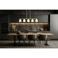 thumbnail image 4 of Z-Lite Naya 5 Light Linear Chandelier in Modern Gold color, Steel frame, 4 of 8