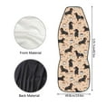 thumbnail image 5 of ZIATUBLE Dachshund Coffee Car Seat Covers Stretchy Vehicle Bucket Seat Cover Set 2 Packs Auto Seat Accessories Breathable Interior Vehicle Seat Protectors for Most Cars SUV Sedan, 5 of 7
