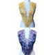thumbnail image 5 of Injueey Los apliques de encaje de diamantes de imitación bordados con cuentas 3D de moda para proyectos de bricolaje con materiales son azules azul un 10piezas, 5 of 6