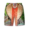 thumbnail image 4 of Lsque Mens Swim Trunks Cobra Snake Pattern - Bathing Suit Compression Liner - Beach Swim Shorts Swimwear - (S-3XL) - Stretch Quick Dry -3X-Large, 4 of 9