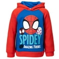 thumbnail image 4 of Marvel Spidey and His Amazing Friends Little Boys Fleece Pullover Hoodie and Pants Outfit Set Toddler to Little Kid, 4 of 5