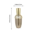 thumbnail image 2 of PAMINGONO Travel Portable Golden Acrylic Lotion Bottle Leakproof Design, 2 of 5