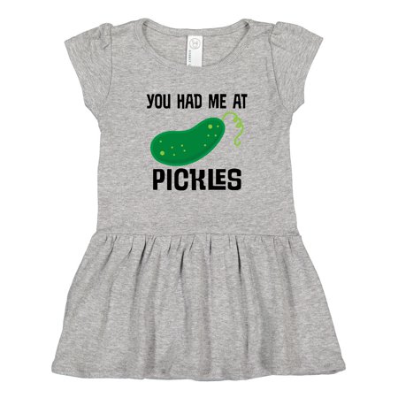 

Inktastic You Had Me at Pickles Gift Toddler Girl Dress