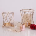 thumbnail image 5 of Hollow Out Geometric Tea Light Candle /Candle Shade Home Table Candlestick for Wedding Modern Centerpieces Gifts for Valentines Day, 5 of 8