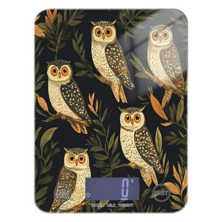 

Six Owls Food Scale Digital Kitchen Scale Waterproof Grams Ounces lbs for For Baking and Cooking