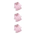 thumbnail image 4 of Blusa vintage Qarigey para mujer fibra de verano cómoda y duradera cuello en V rosa 4XL, 4 of 6