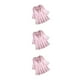 thumbnail image 3 of Top vintage Qarigey para mujer Blusa cuello en V rosa XL, 3 of 6