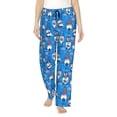 thumbnail image 2 of Lsque Gnomes in USA Print Women's Pajama Pants, Lounge Pant - Comfortable Home Wear,Elastic Waistband, Stylish Design-Medium, 2 of 9