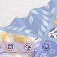 thumbnail image 4 of Rustic Floral Cotton Towel Set 2 Piece, 1 Bath Towels 1 Washcloth, Soft Fast Dry Super Absorbent Face Hand Towel for Bathroom Hotel Gym Spa and Beach, 4 of 7