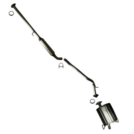 Stainless Steel Cat back Exhaust System Kit fits 1997-2001 HONDA CRV 2.0L