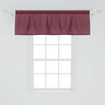 thumbnail image 2 of Ambesonne Oriental Window Valance, Curlicue Tulip Flower Leaf, 54" X 18", Dried Rose Pale Maroon, 2 of 3