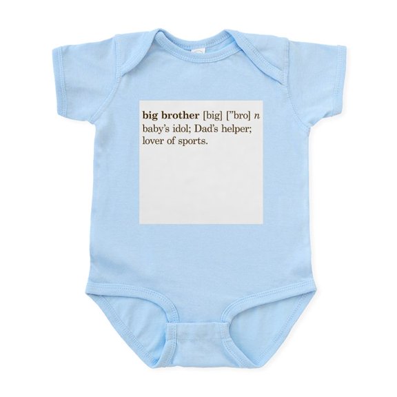 CafePress - Big Brother Definition Infant Bodysuit - Baby Light Bodysuit, Size Newborn - 24 Months