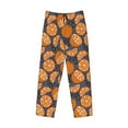 thumbnail image 4 of Goofa Various Oranges Printed Soft Pajama Pants for Men, Wide Leg Comfy Casual Lounge Yoga Pants-, 4 of 9