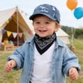 thumbnail image 2 of Toddler Baby Baseball Cap Sun Hat Dinosaur Print Solid Color Options Kids Hat for Boys Girls Adjustable Comfort, Outdoor Sun Protection 2T-7T Gibobby,3-8 Years,Blue, 2 of 7