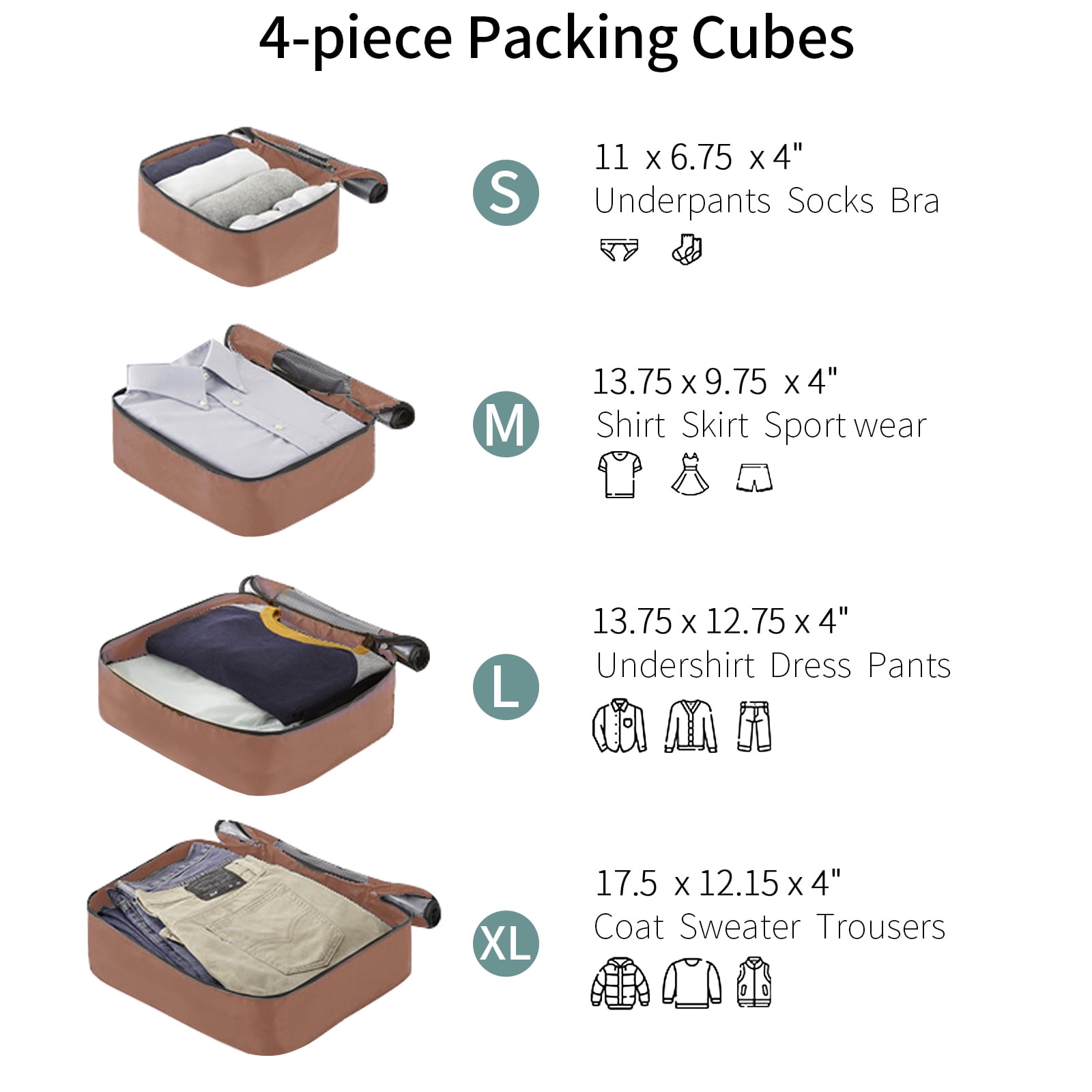4-Piece Luggage Set, 16"20"24"28", ABS Hard Shell, TSA Lock, 360° Spinner Wheels, Packing Boxes