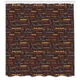 thumbnail image 3 of Ambesonne City Shower Curtain, Famous Places of World, 69"Wx75"L, Multicolor, 3 of 3