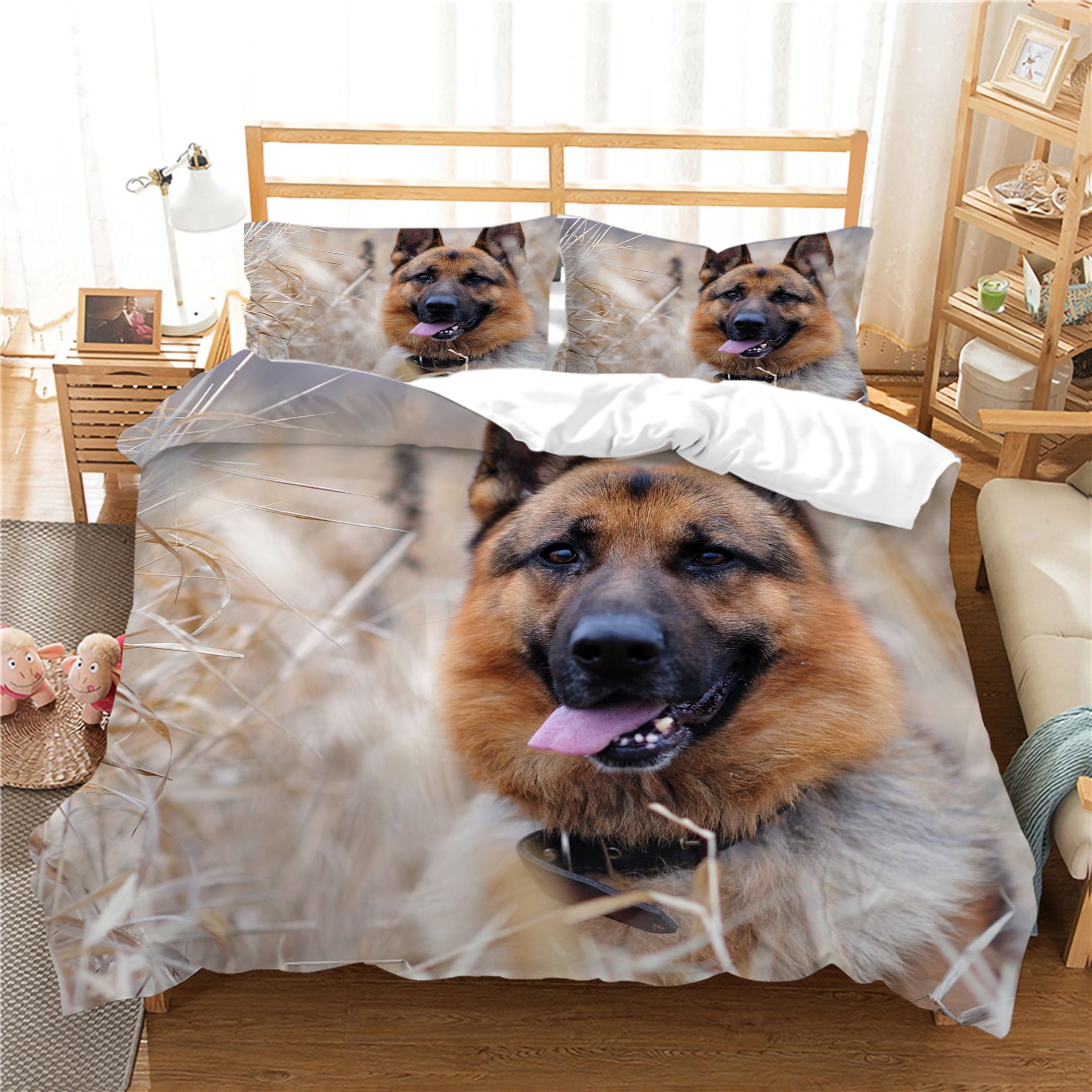 3D Dog Printed Duvet Cover Set Cool Boy Man Bedding Covers Home