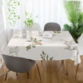 thumbnail image 3 of Yayeee Tablecloths 54" x 72" Rectangle Wrinkle Resistant Party Table Cover, Beige Rabbits and Carrots, 3 of 8