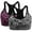 I, variant on Bras for Women Bra Sportswear for Women High Support Seamless Gym Tank Top for Yoga Running Fitness Vest 2 Pack 2PCS Purple L