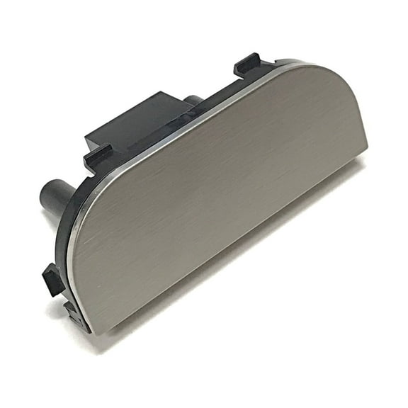 OEM Sharp Microwave Open Button - Stainless Steel Originally Shipped With R1514, R-1514, R1514T, R-1514T