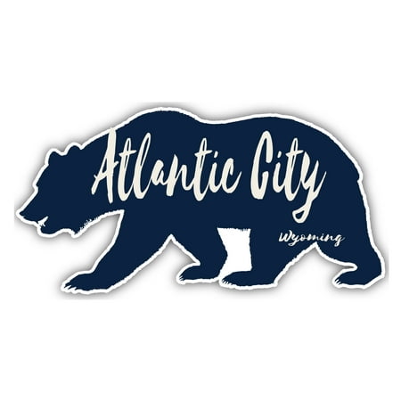 

Atlantic City Wyoming Souvenir 3x1.5-Inch Fridge Magnet Bear Design