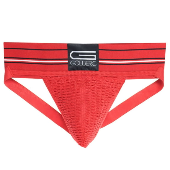 Golberg Cardinal Red Premium Athletic Supporter - XS to XXL - Sizes Fits Waists from 24" to 58"