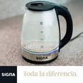 thumbnail image 2 of Cafetera Tetera Vidrio Eléctrica Hervidor Agua Acero Inox 2l, 2 of 4
