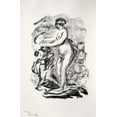 thumbnail image 2 of Renoir, Pierre-Auguste 17x24 White Modern Wood Framed Museum Art Print Titled - The Bather, 2 of 4