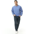 thumbnail image 6 of Pepypepy Men’s Pullover Sweatshirt – 100% Cotton Double-Knit Crewneck, Solid Long Sleeve Top，Sizes: S-XXL, 6 of 6