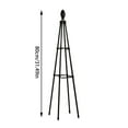 thumbnail image 3 of BINGLI Tower Obelisk Trellis for Potted Climbing Plants, Rustproof Plastic Coated Metal Plant Support for Vegetables, Vines, and Rose Bushes, 3 Size Options, 3 of 9