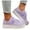 Purple, variant on Platform Lace Up Sneakers for Women Low Top Tennis Shoes Non Slip Fashion Canvas Dress Shoes