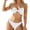 C-White153, variant on DHFJKG Womens Strapless Bikini Set Two Piece Swimsuits High Cut Side Tie Bottoms Bathing Suit Tankini Casual Beachwear