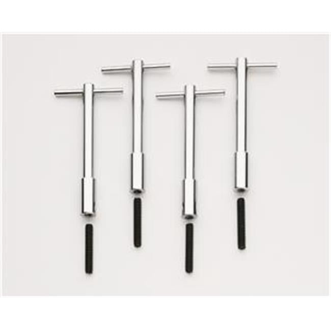 555-50145: Valve Cover T-Bar Wing Nuts | 5 In. Long T-Bars | 1/4 In.-20 Thread | Chrome | Set Of 4 - Foto 7