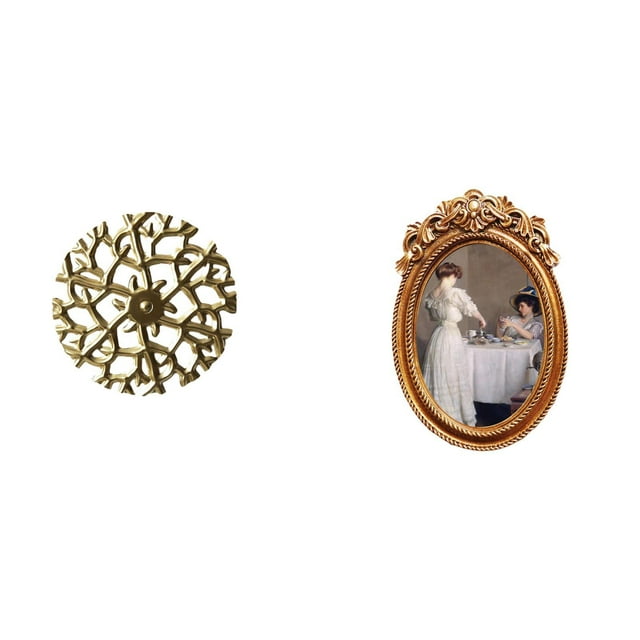 Escultura Rústica De Hierro Forjado Para Pared, Diseño Escénico, Y Marco De Resina Ornamentado Para Colgar, Ideal Para Oficina, Sala De Estar, Dormitorio, Soporte De Exhibición De Mesa,