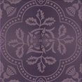 thumbnail image 1 of Ahgly Company Machine Washable Indoor Square Transitional Plum Purple Area Rugs, 4' Square, 1 of 7