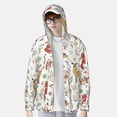 thumbnail image 3 of Fotbe Cute Little Animals Men's Women's UPF 50+ Sun Protection Jacket Hooded Cooling Shirt with Pockets Hiking Outdoor Performance-X-Large, 3 of 8