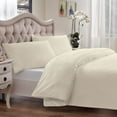 thumbnail image 5 of Brielle Home 100% Modal Percale 300 Thread Count Duvet Cover Set, 5 of 5
