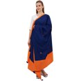 thumbnail image 4 of Phagun Indian Cotton Dupatta Embridered Chunni Long Stole Throw Scarf-Navy Blue, 4 of 5