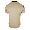 thumbnail image 5 of Handshe Men's Short Sleeve Henley Shirt, Solid and Color Block Design for Everyday Wear, 5 of 6