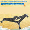 thumbnail image 5 of Diving Tray Video Triangle Stabilizer Gimbal Tripod SLR Camera Underwater Photography Light Stand Base, 5 of 5