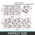 thumbnail image 7 of White Cow Strawberry Heart Pattern Kitchen Rugs Sets Of 2,Anti Fatigue Kitchen Mat Rugs Non Slip Washable,Decorative Kitchen Floor Mats for Kitchen,Sink,Laundry,17"x30"+17"x47", 7 of 7