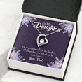 thumbnail image 3 of To My Daughter Proud Dad Forever Necklace w Message Card, 3 of 20