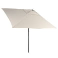 thumbnail image 6 of Mainstays 6 x 7.5' Tan Rectangular Patio Push Up Umbrella, Adjustable Tilt, 6 of 6